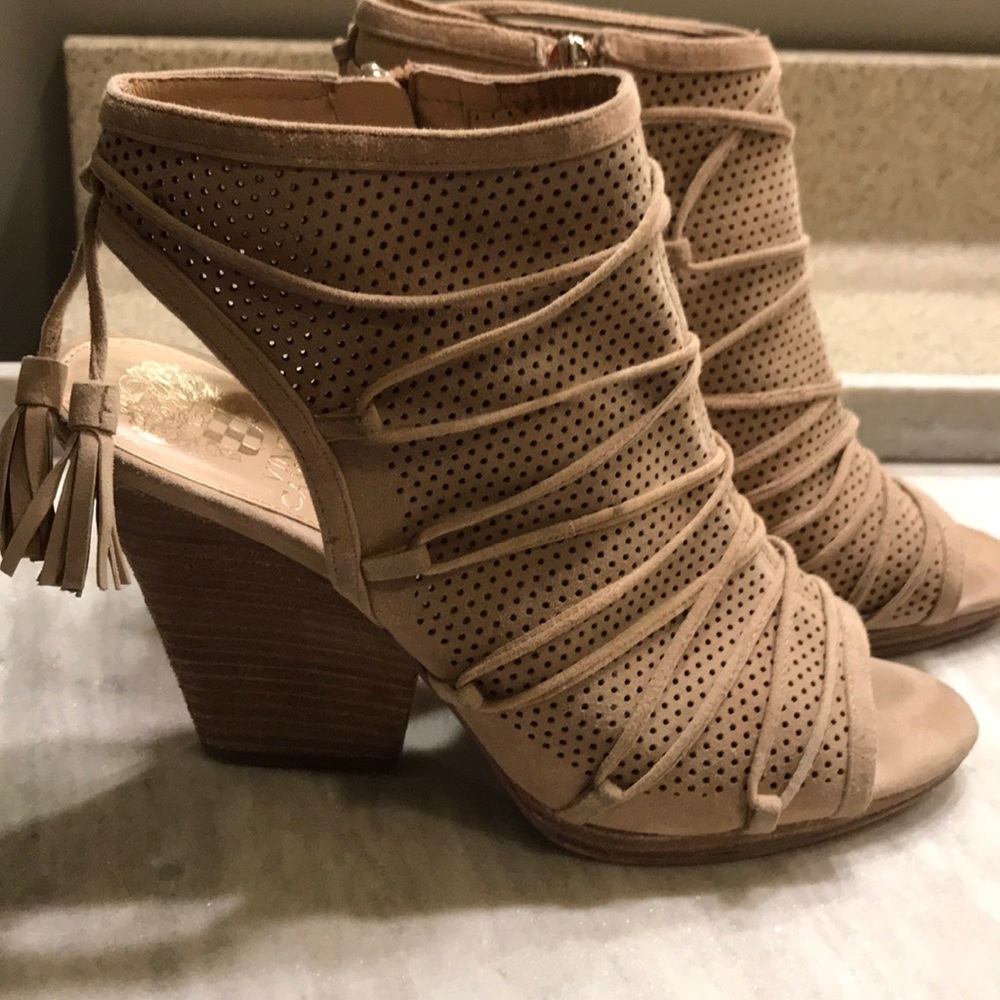 Vince Camuto Nude Sandal Heels